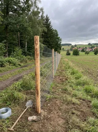 Wildzaun in Jesewitz - fachgerechte Ausführung vor Ort